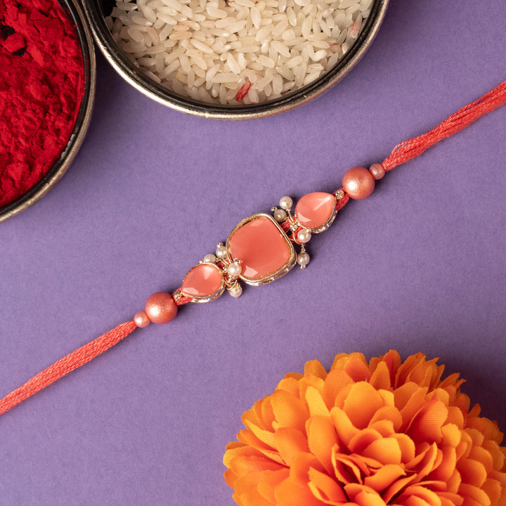 Pearldrop Stone Rakhi
