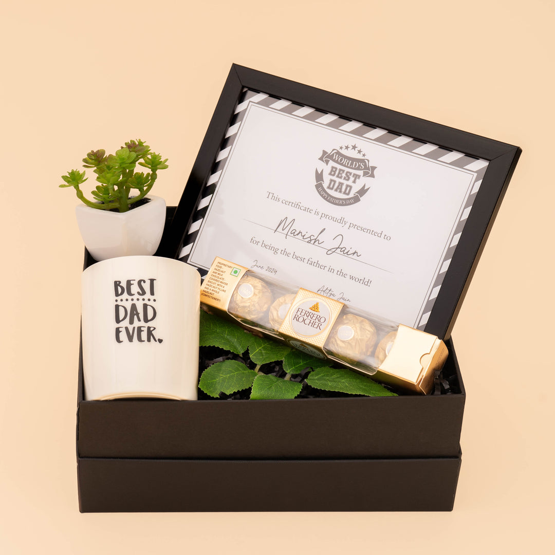 Buy Best Dad Ever Father's Day Gift Box Online The Zappy Box