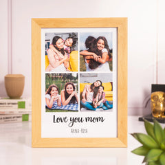 Love You Mom Collage Photo Frame