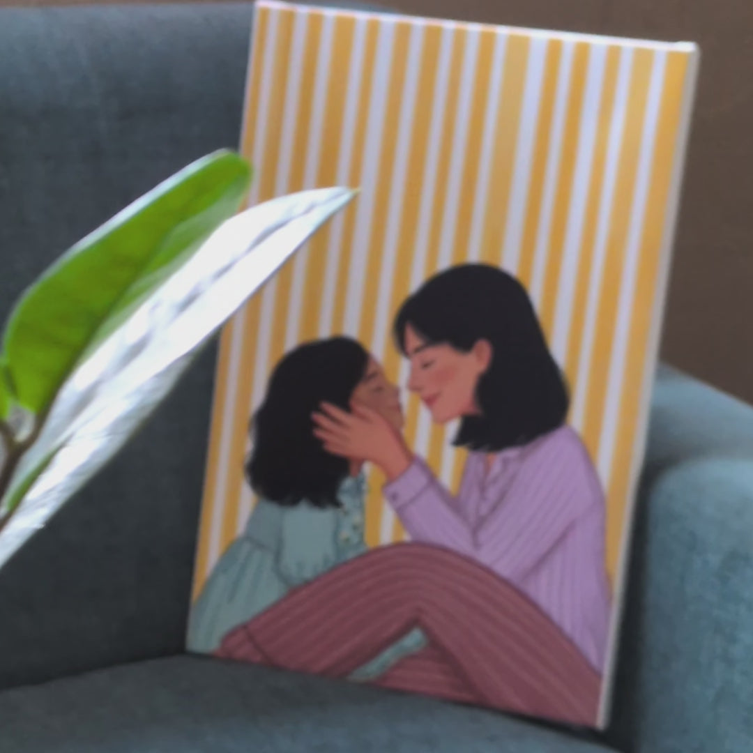 My First Love - Mother Daughter | Canvas Frame
