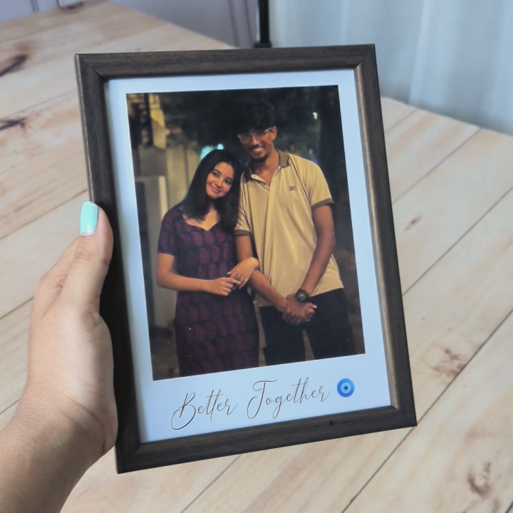 Picture Perfect - Personalized Photo and Text | A5 Dark Brown