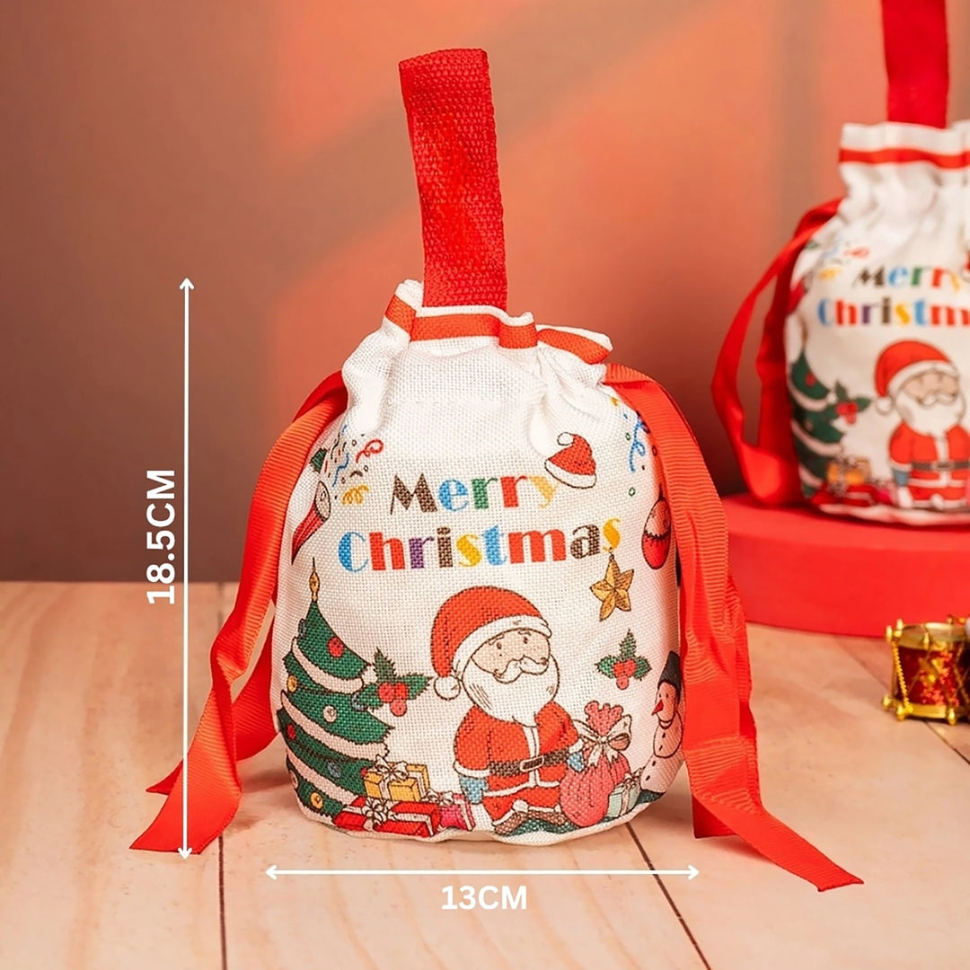 Red Drawstring Gift Bag