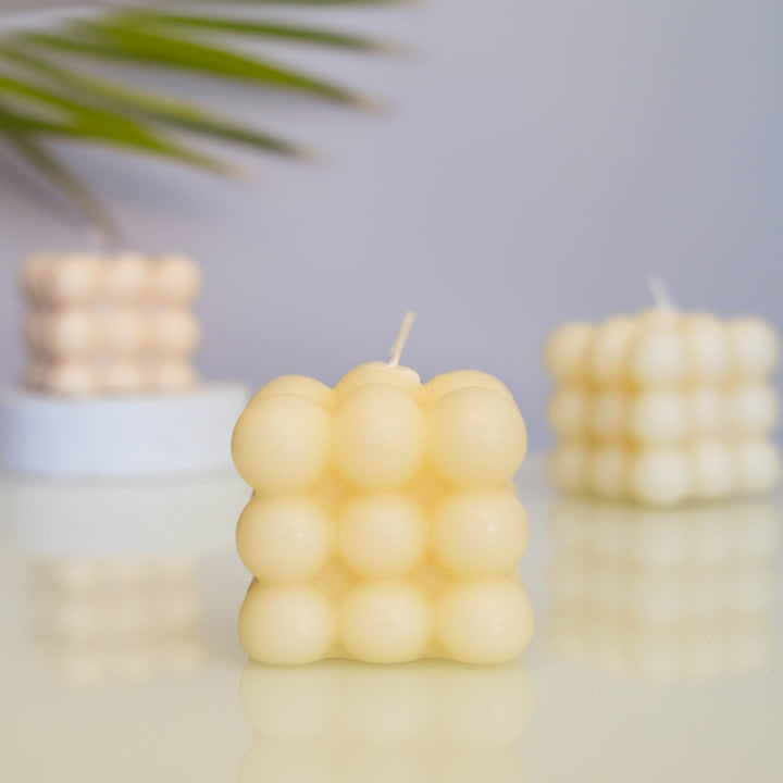 White Bubble candle