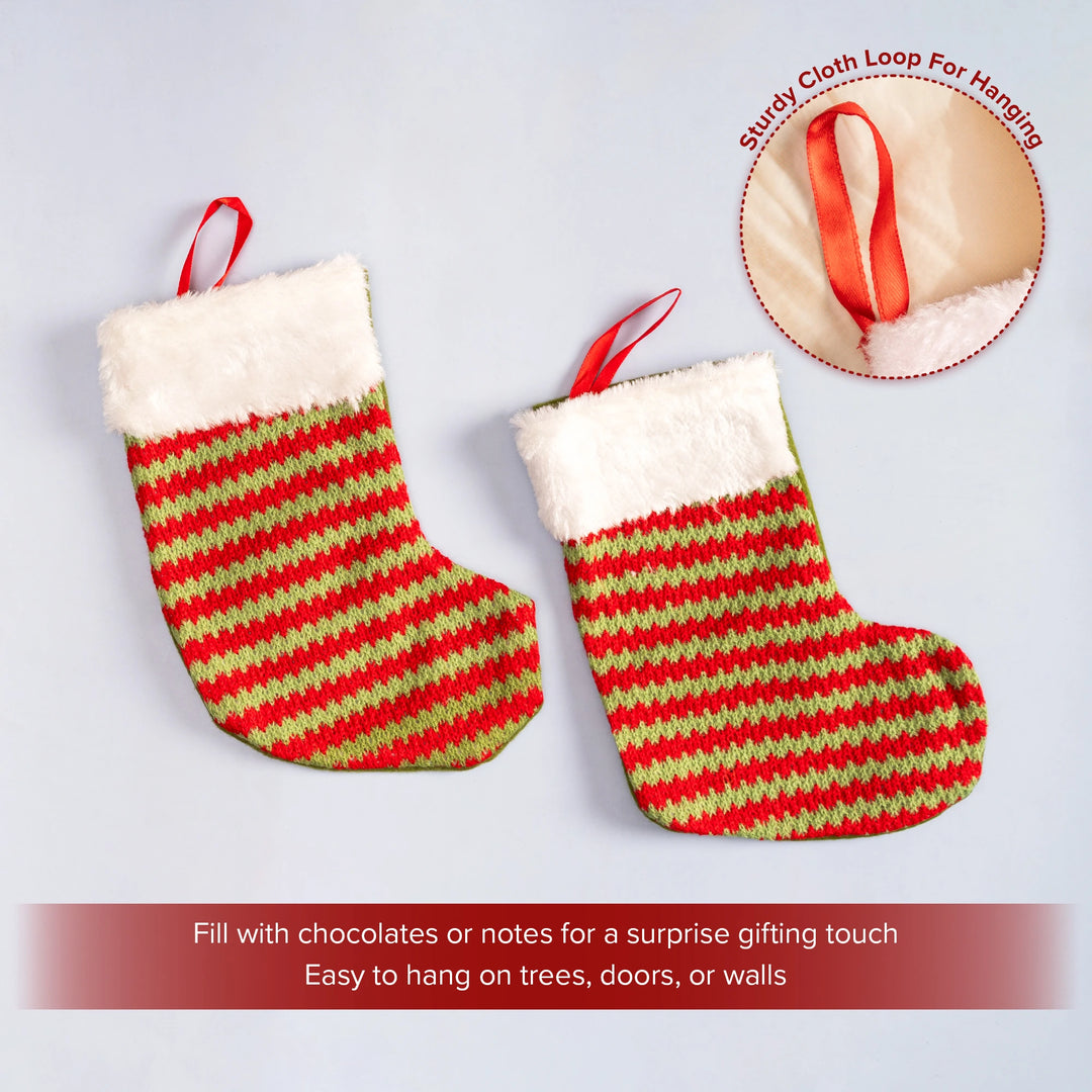 Striped Xmas Stockings