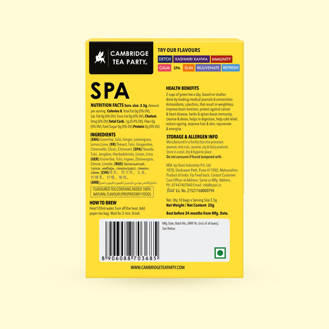 Cambridge Tea Party Spa | 24 g