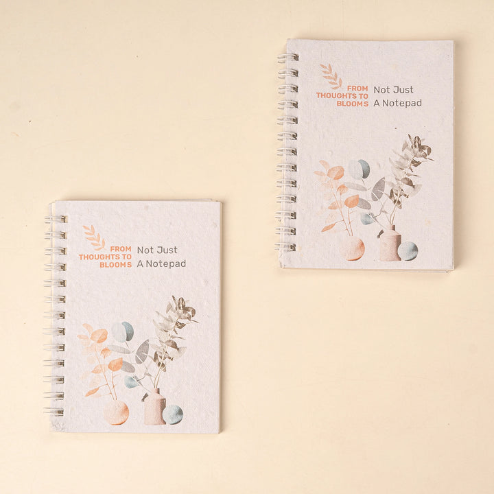 B7 Thoughts Bloom Wiro Plantable Notebook