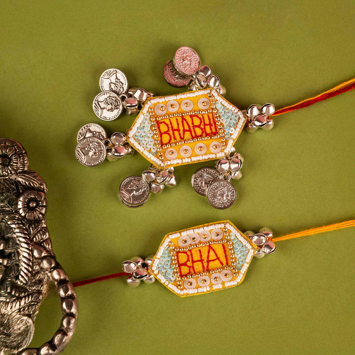 Traditional Ties Rakhi Hamper - For Bhaiya and Bhabhi