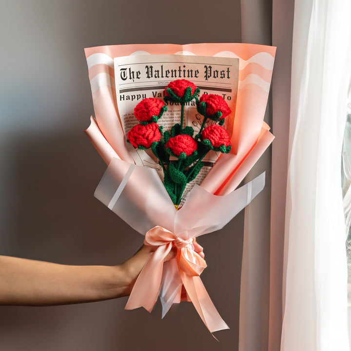 Rose Crochet Bouquet