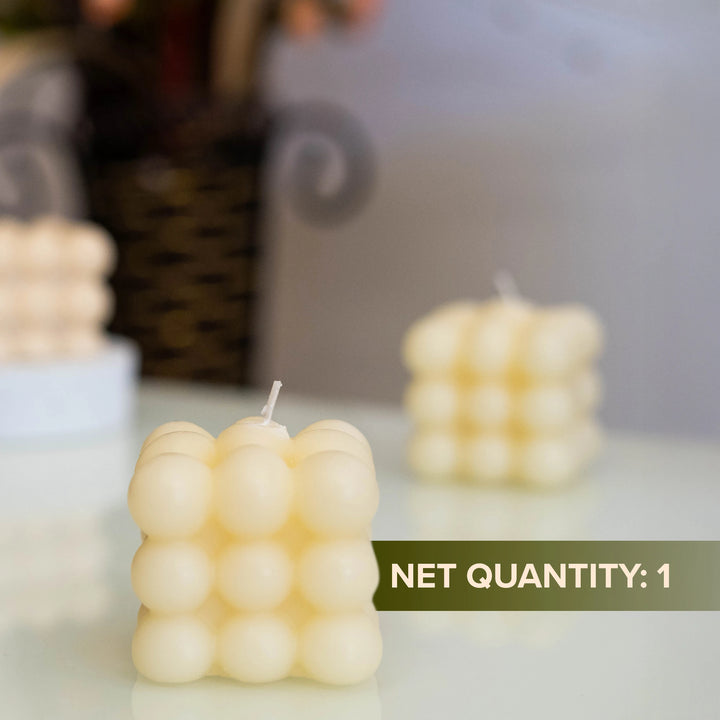 White Bubble candle