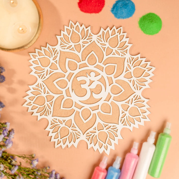 Wooden Rangoli Stencil Set