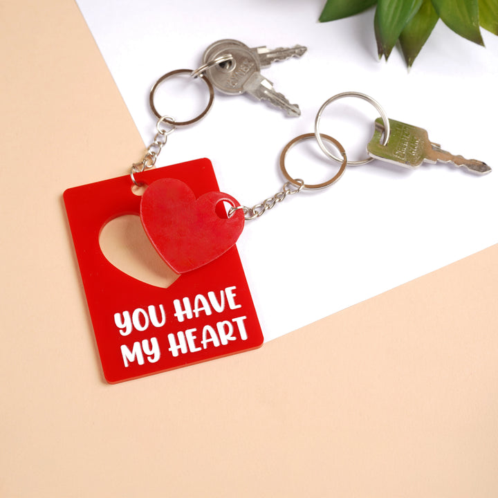 You Have My Heart | Couple Keychain
