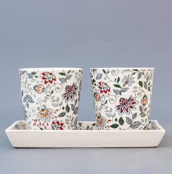 Ceramic Mug with Tray