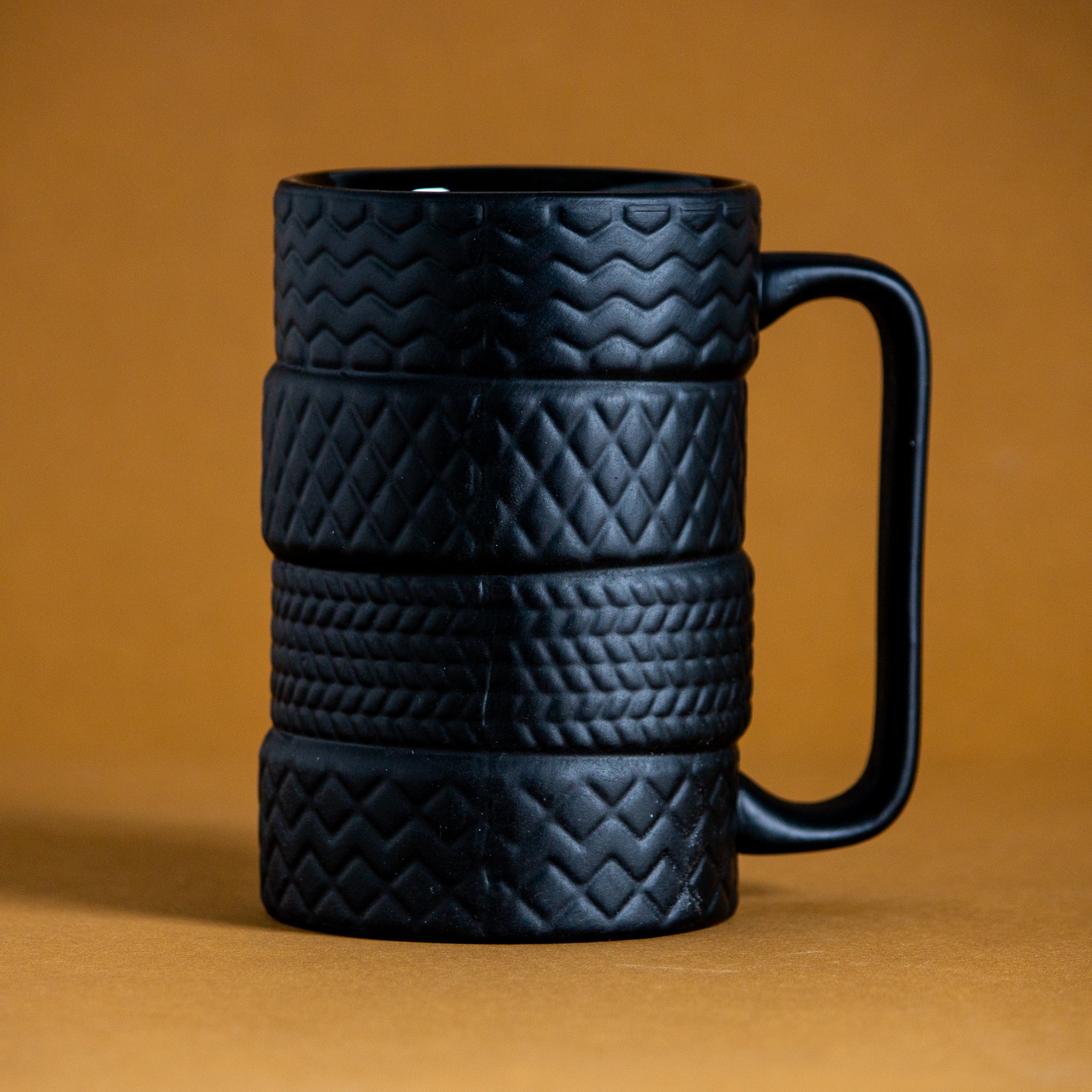 Black Mug: Tyre Design
